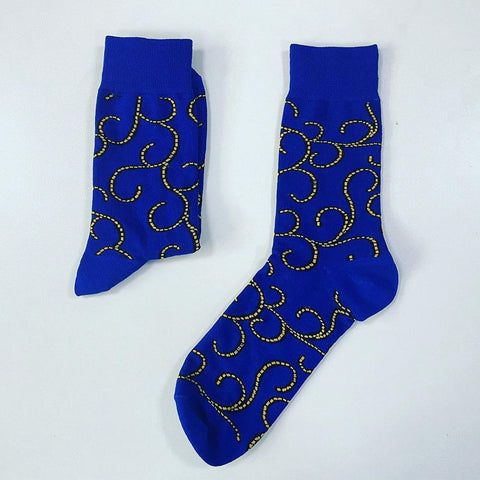 Chaussettes bleues